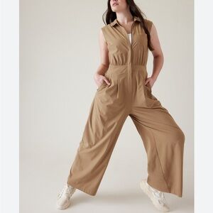 Athleta Brooklyn Heights wide legged jumpsuit.